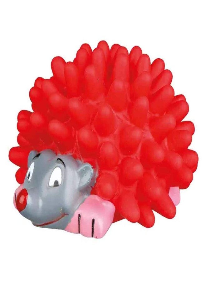 Western Era Playful Procupine Squeaky Toy for Playtime of Cute Friend of Natural Rubber for Dog/ Puppy/ Kitten/ Cat (Red) - Image 3